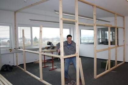 Lounge Container Büro am 26.01.2012